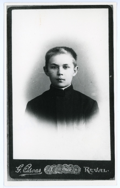 Rudolf Vakmann 15-aastaselt