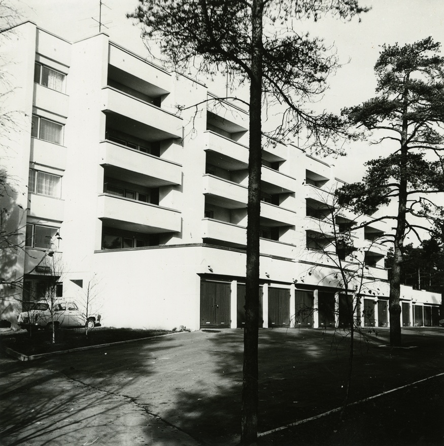 Korterelamu Nõmmel, eestvaade. Arhitekt Boris Mirov