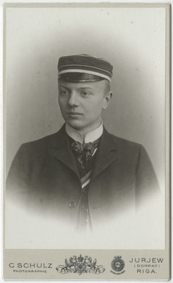 Korporatsiooni "Livonia" liige Heinrich von Zeddelmann, portreefoto  duplicate photo