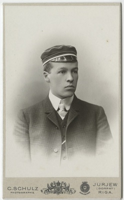 Korporatsiooni "Livonia" liige Eduard von Magnus, portreefoto  duplicate photo