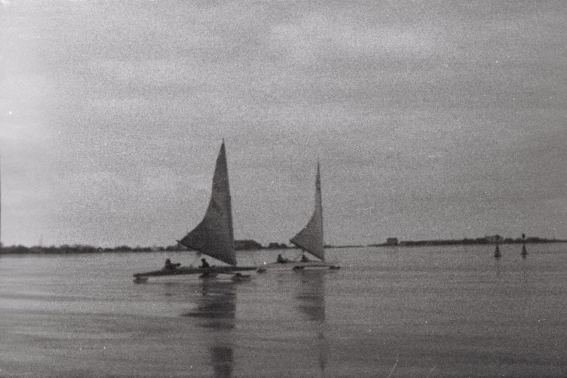 Jääpurjetamise võistlused Haapsalu lahel.