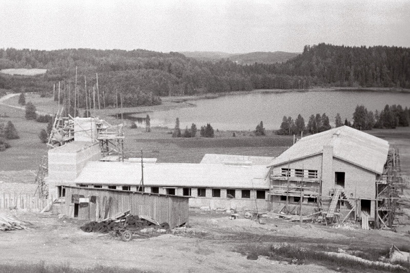 Vaade Kääriku spordibaasi ehitusele.