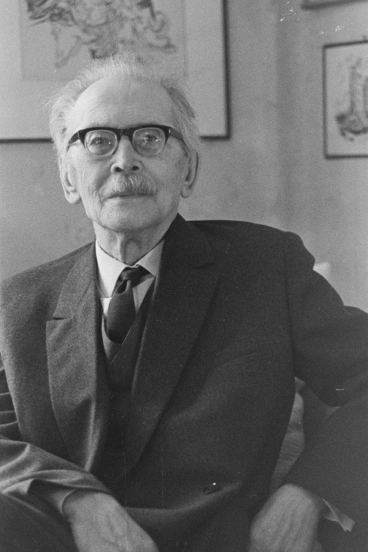 Kirjanik Friedebert Tuglas.