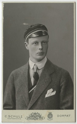 Korporatsiooni "Livonia" liige Reinhold Stael von Holstein, portreefoto  duplicate photo