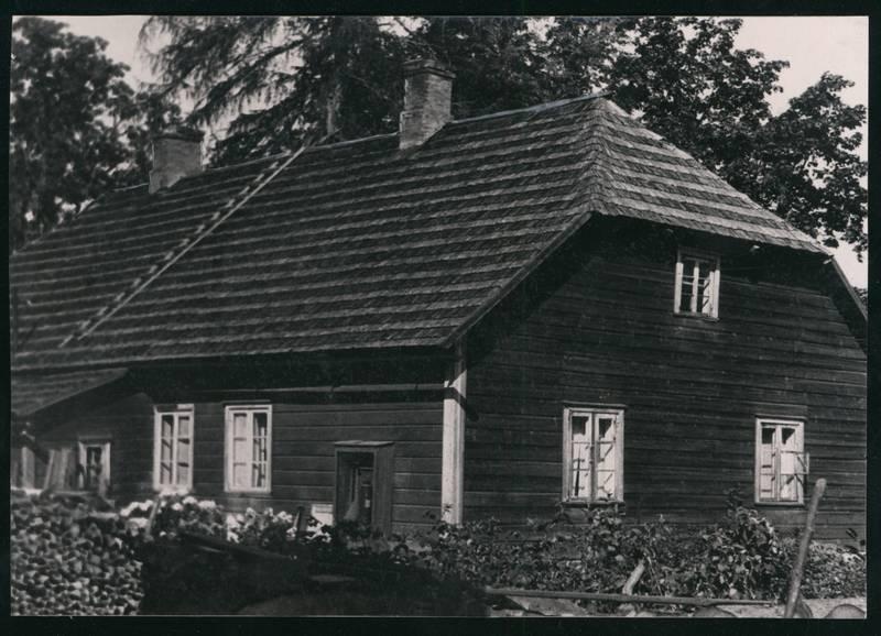 foto, Karksi khk, Karksi-Nuia, endine Polli vallamaja, u 1970