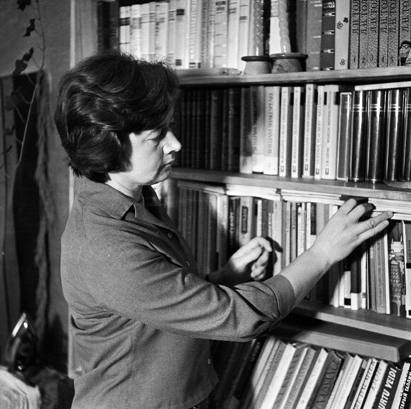 Eesti NSV naiste kongressi delegaat, kunstnik Leili Muuga.