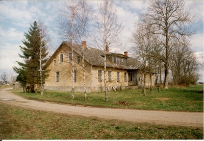 värvifoto Kareda küla vaade, Esna vallamaja 1997  duplicate photo