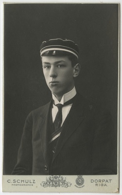 Korporatsiooni "Livonia" liige Helmut Speer, portreefoto  duplicate photo