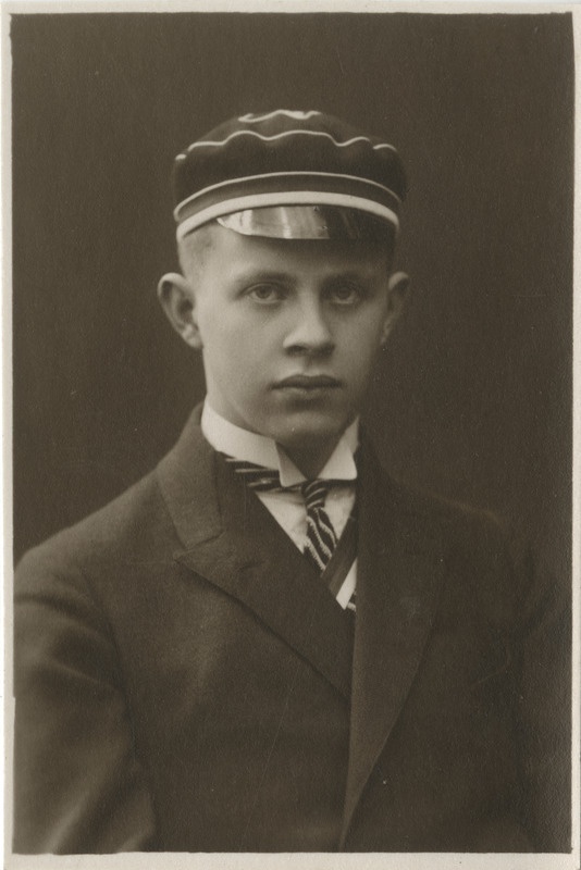 Korporatsiooni "Livonia" liige Wolfgang Girgensohn, portreefoto