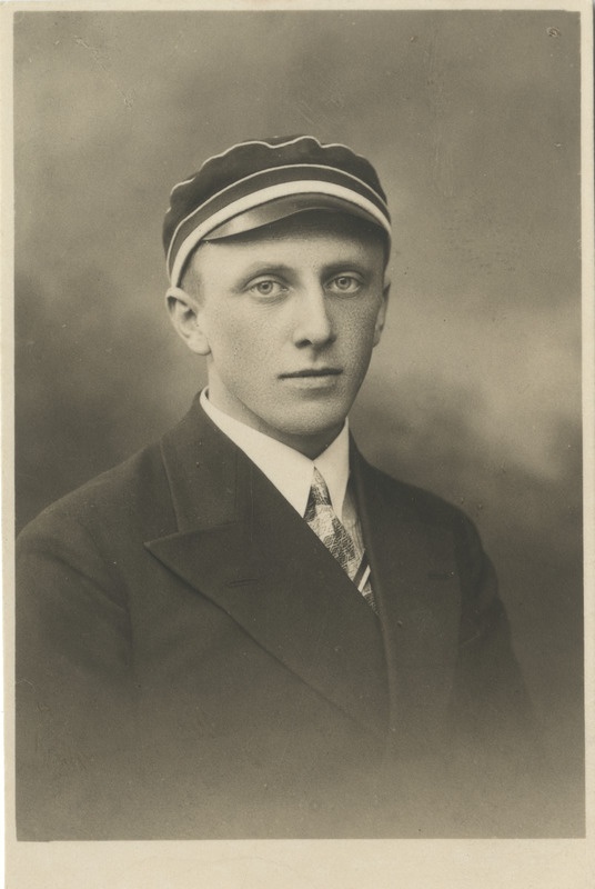 Korporatsiooni "Livonia" liige Wolfgang Krause, portreefoto