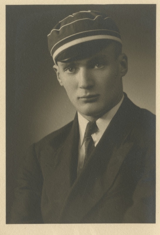 Korporatsiooni "Livonia" liige Karl Walter, portreefoto