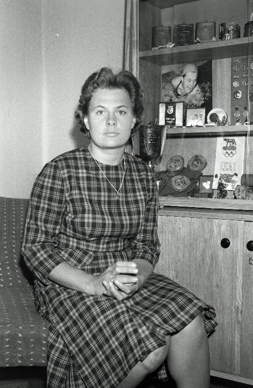 Eesti NSV naiste kongressi delegaat, VSÜ Kalev ujumistreener Eve Maurer.