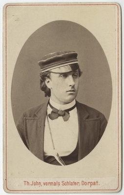 Korporatsioon "Estonia" liige Konstantin Mechmershausen, portreefoto  duplicate photo