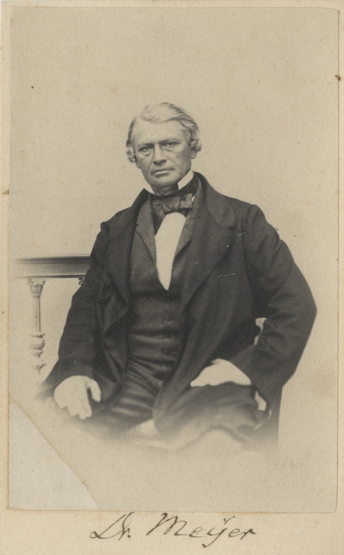 Korporatsiooni "Livonia" vilistlane Eduard Meyer, portreefoto