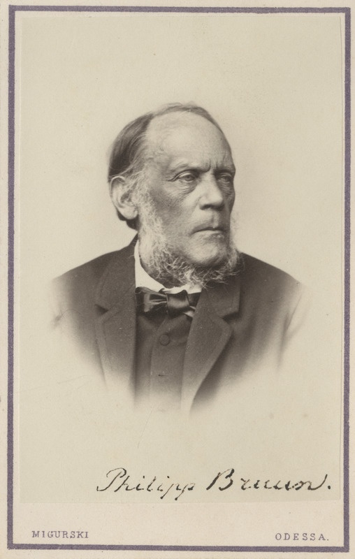 Korporatsiooni "Livonia" vilistlane Philipp Bruun, portreefoto