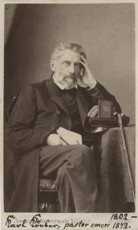 Korporatsiooni "Livonia" vilistlane Carl Körber, portreefoto