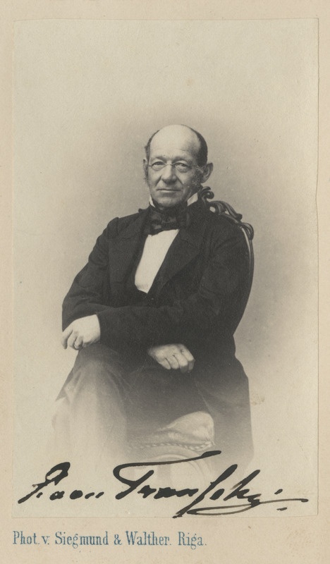 Korporatsiooni "Livonia" vilistlane Eugen von Transehe, portreefoto