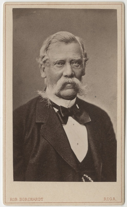 Korporatsiooni "Livonia" vilistlane Otto von Transehe, portreefoto