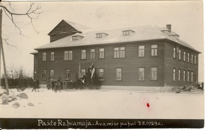 Foto. Paide rahvamaja avamine 3.02.1929.a.  duplicate photo