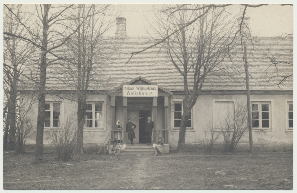 foto Pilistvere khk Kabala vallamaja u 1920