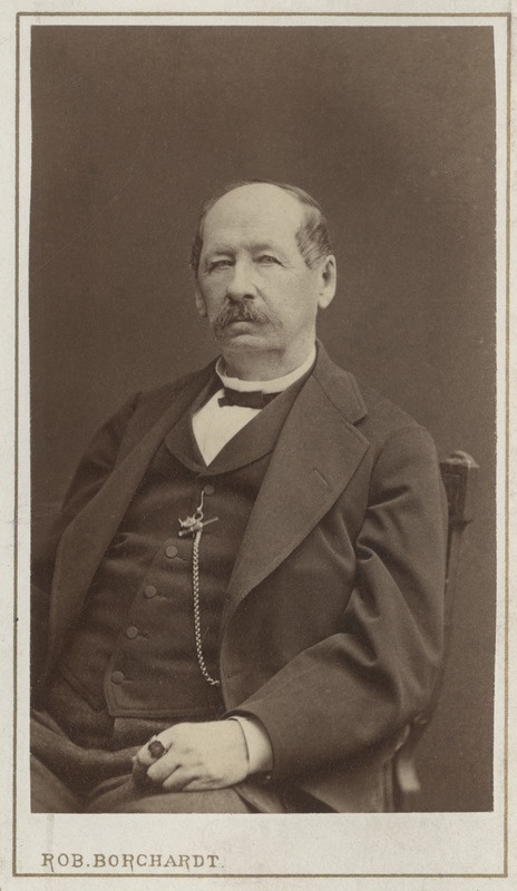 Korporatsiooni "Livonia" vilistlane parun Burchard Ceumern-Lindenstjerna, portreefoto