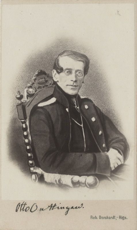 Korporatsiooni "Livonia" vilistlane Otto von Oettingen, arvatavasti koopia fotost