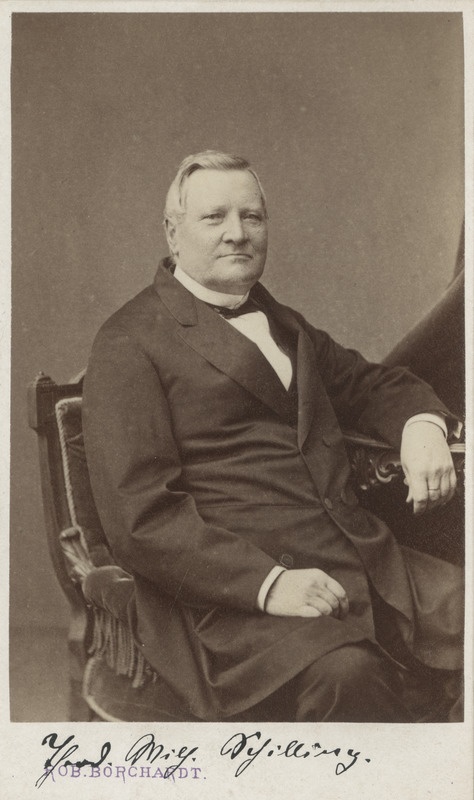 Korporatsiooni "Livonia" vilistlane Theodor Schilling, portreefoto