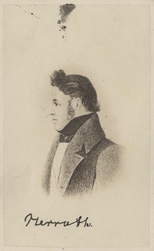 Korporatsiooni "Livonia" vilistlane Wilhelm Herrath, repro portreejoonistusest