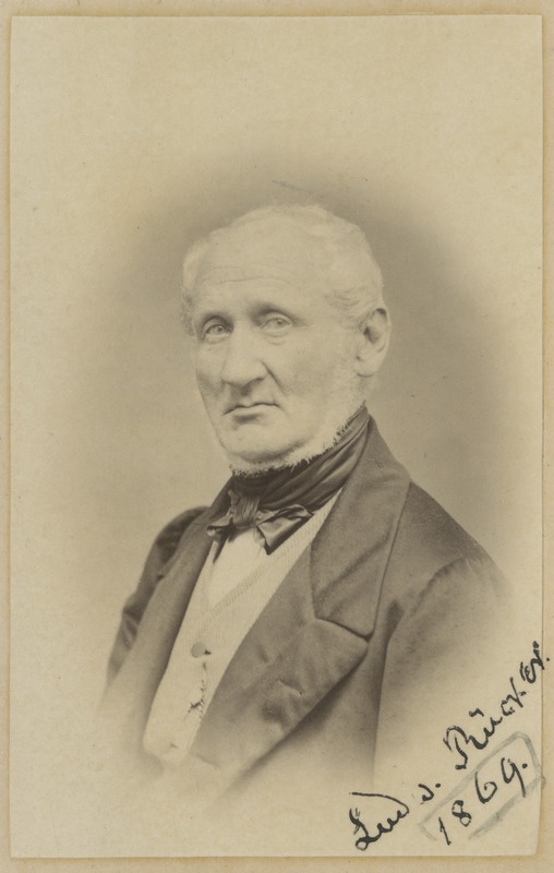 Korporatsiooni "Livonia" vilistlane Ludwig Rücker, portreefoto