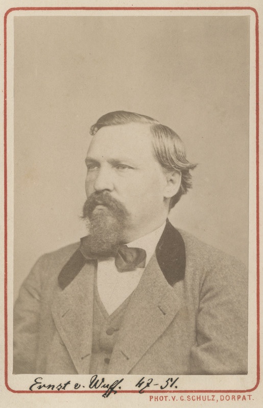 Korporatsiooni "Livonia" vilistlane Ernst von Wulf, portreefoto