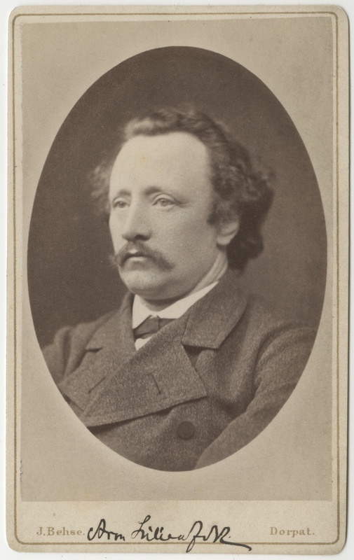 Korporatsiooni "Livonia" vilistlane Alexander von Lilienfeld, portreefoto