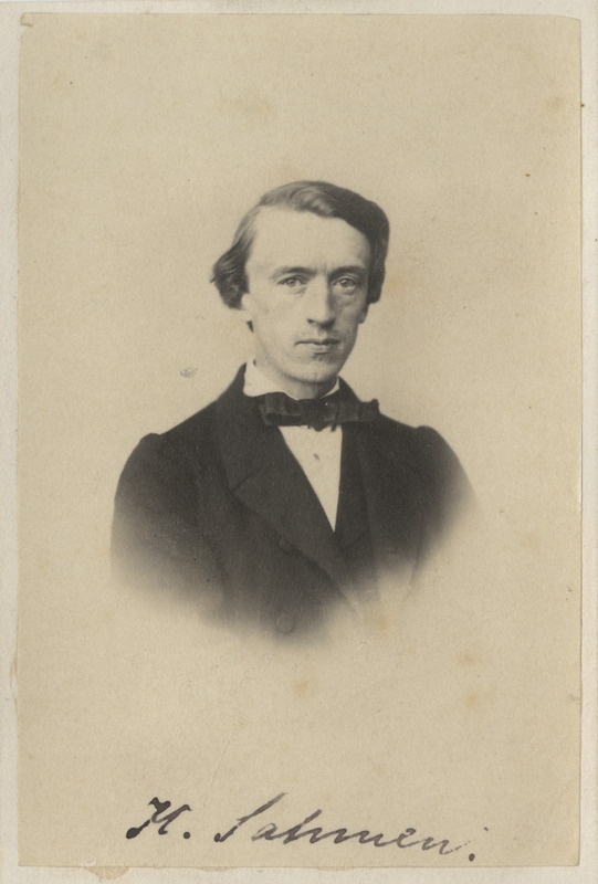 Korporatsiooni "Livonia" vilistlane Heinrich Sahmen, portreefoto