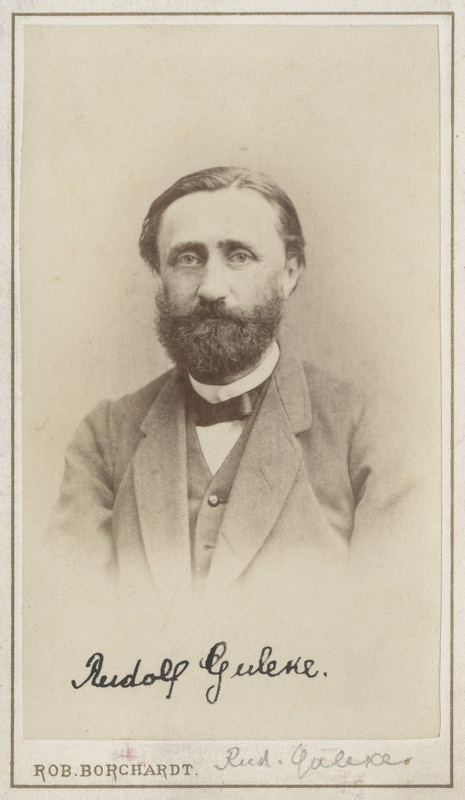 Korporatsiooni "Livonia" vilistlane Rudolf Guleke, portreefoto