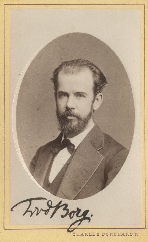 Korporatsiooni "Livonia" vilistlane Wilhelm von der Borg, portreefoto