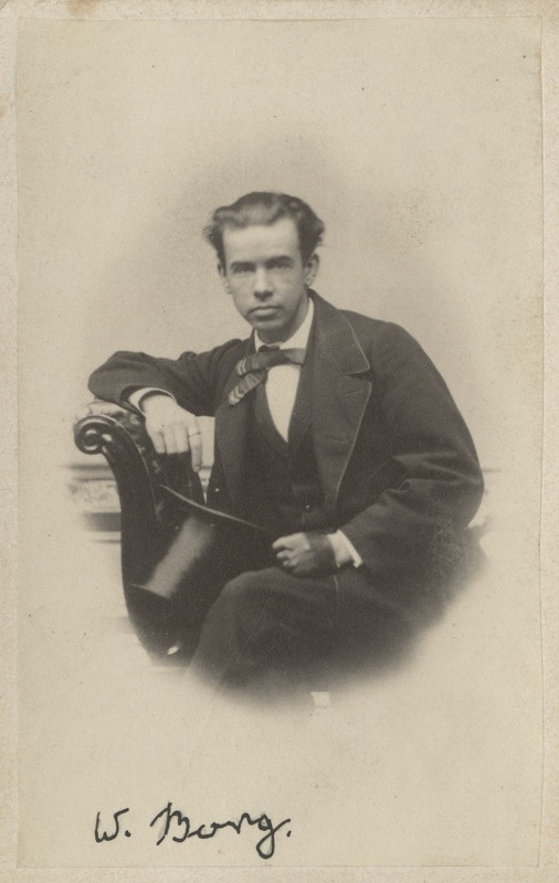 Korporatsiooni "Livonia" vilistlane Wilhelm von der Borg, portreefoto