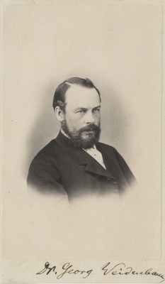 Korporatsiooni "Livonia" vilistlane Georg Weidenbaum, portreefoto  duplicate photo