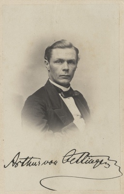 Korporatsiooni "Livonia" vilistlane Arthur von Oettingen, portreefoto  duplicate photo