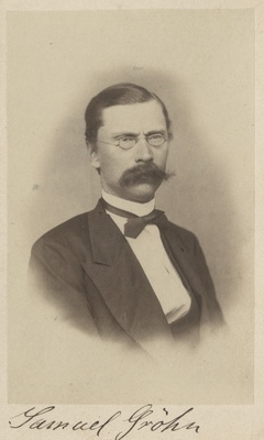 Korporatsiooni "Livonia" vilistlane Samuel Gröhn, portreefoto  duplicate photo