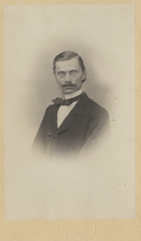 Korporatsiooni "Livonia" vilistlane Samuel Gröhn, portreefoto