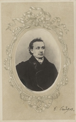 Korporatsiooni "Livonia" liige Emil Kroeger, portreefoto  duplicate photo