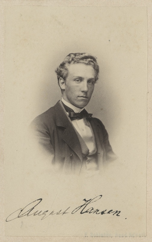 Korporatsiooni "Livonia" vilistlane August Hansen, portreefoto