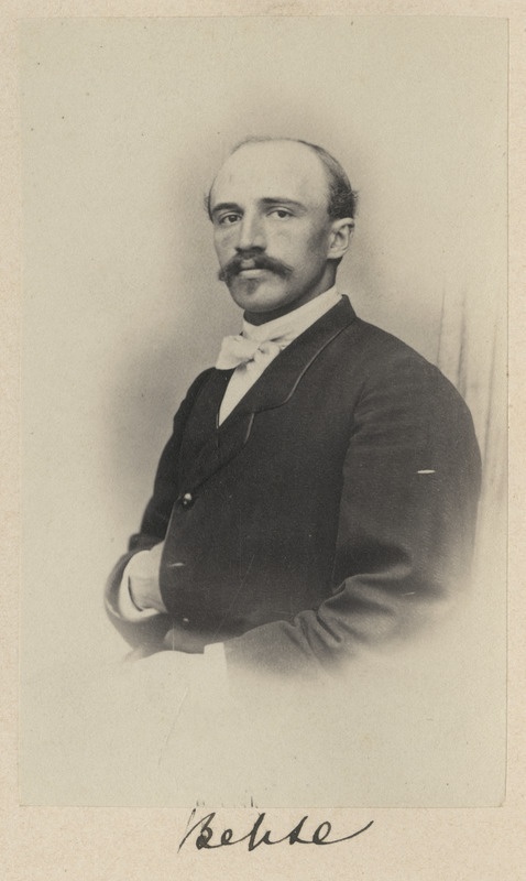 Korporatsiooni "Livonia" vilistlane Eduard Behse, portreefoto