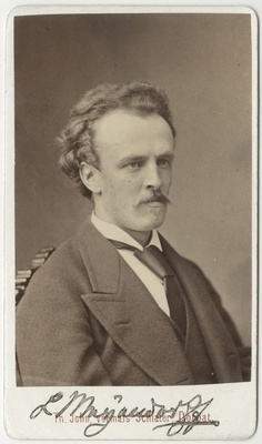 Korporatsiooni "Livonia" vilistlane parun Leonhard von Meyendorff, portreefoto  duplicate photo