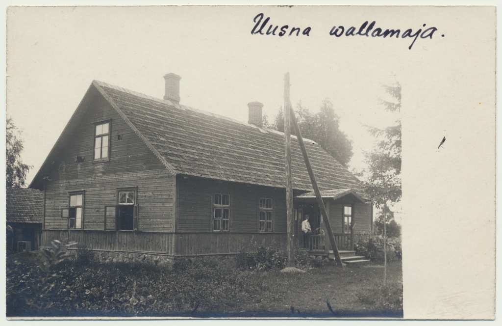 foto Viljandi khk Uusna vallamaja u 1925