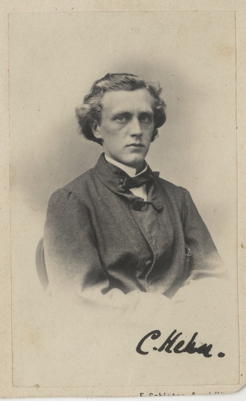 Korporatsiooni "Livonia" liige Carl von Hehn, portreefoto