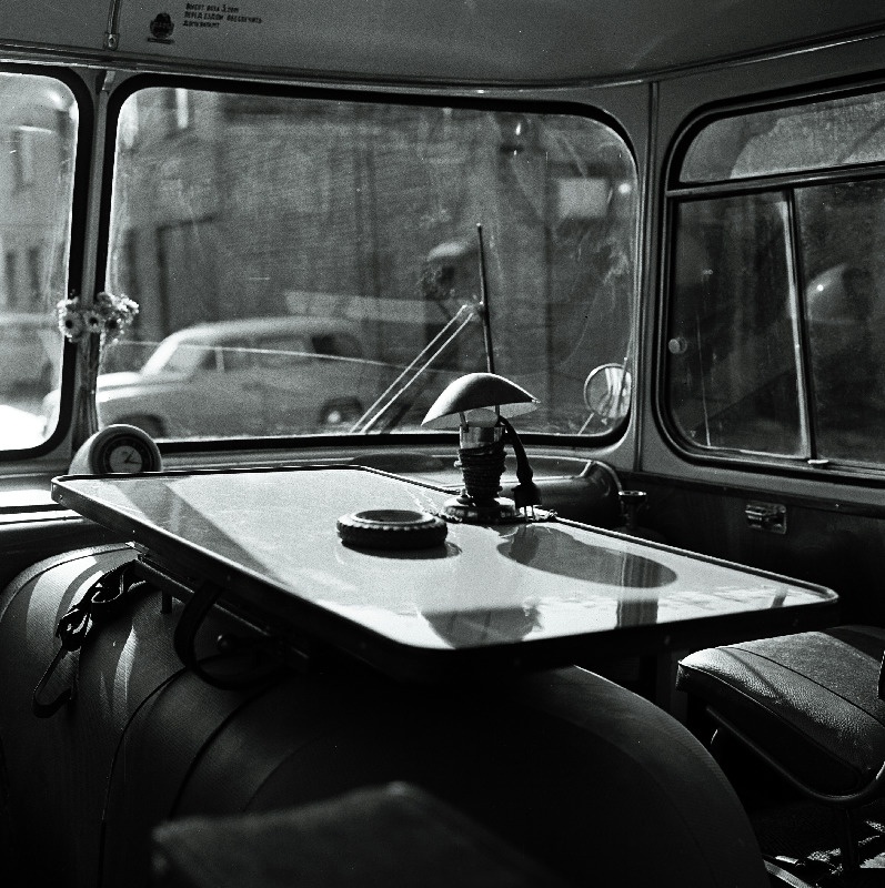 Liikuva vereülekandejaama sisevaade