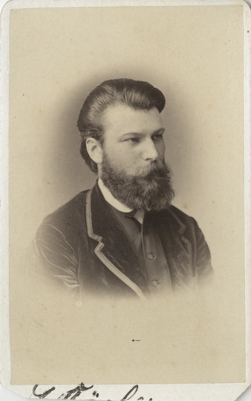 Korporatsiooni "Livonia" vilistlane Johannes Körber, portreefoto