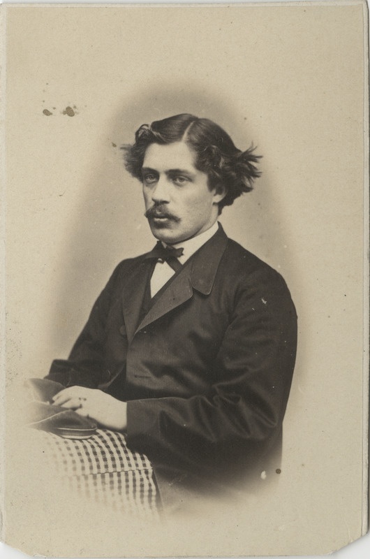 Korporatsiooni "Livonia" liige Victor von Helmersen, portreefoto