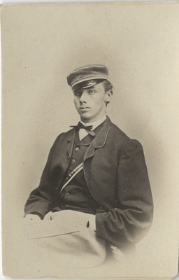 Korporatsiooni "Livonia" liige Louis von Helmersen, portreefoto  duplicate photo