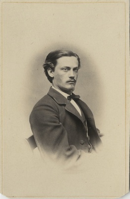 Korporatsiooni "Livonia" liige Carl Wittmann, portreefoto  duplicate photo